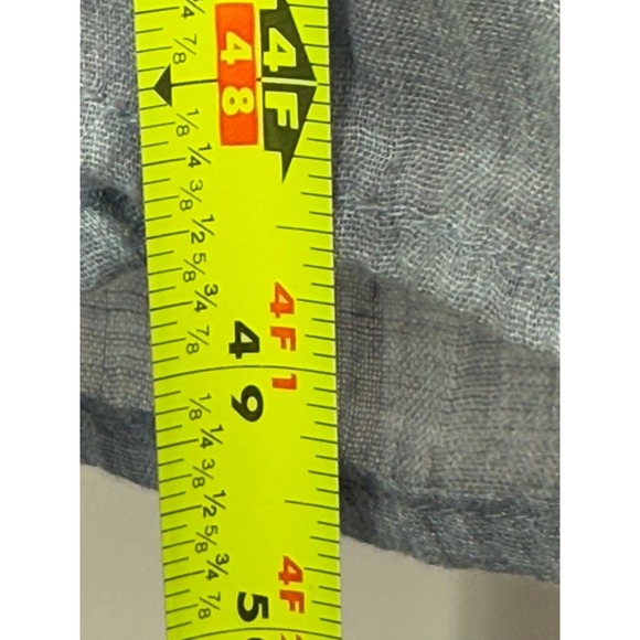 Kona Kol Sz M Womens Blue Gauze Tie Waist Maxi Dress Sleeveless Beach Cover Up‎ - Picture 3 of 8